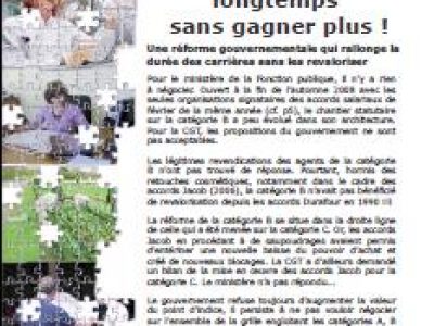 Travailler plus longtemps sans gagner plus