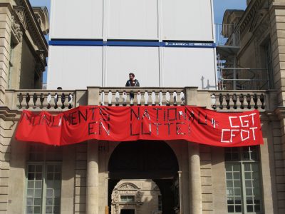 Jeudi 22mars :  Grève au Centre des Monuments Nationaux Mobilisation réussie !