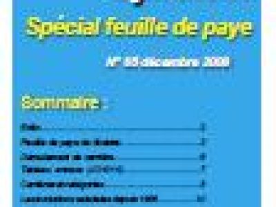 espoir syndical « spécial feuille de paye » edition 2007