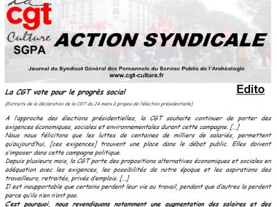 Action syndicale avril 2017
