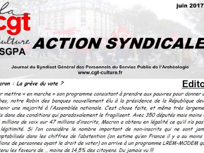 Action Syndicale juin 2017