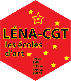Logo Léna CGT Ecoles d'art
