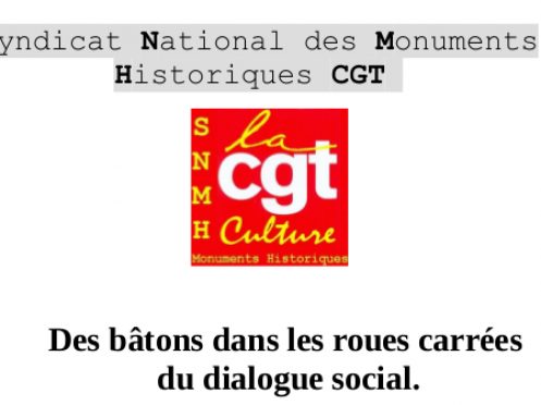 Des bâtons dans les roues carrées du dialogue social.