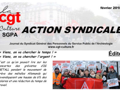 Action syndicale Février 2018