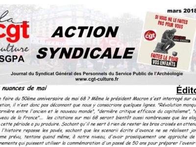 Action Syndicale mars 2018