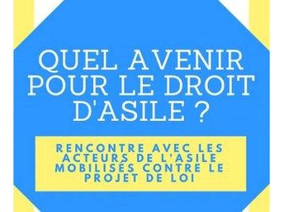 Invitation à la soirée-débat : Quel avenir pour le droit d’asile ?