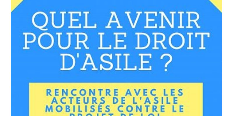 Invitation à la soirée-débat : Quel avenir pour le droit d’asile ?