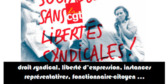 Meeting le 17 mai à Paris « Démocratie et libertés syndicales dans la Fonction publique »