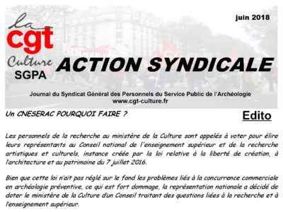 Action Syndicale juin 2018