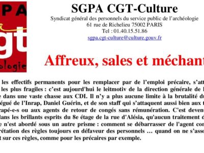 Affreux, sales et méchants