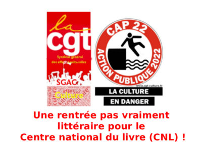 Une rentrée  pas vraiment littéraire pour le  Centre national du livre (CNL) !