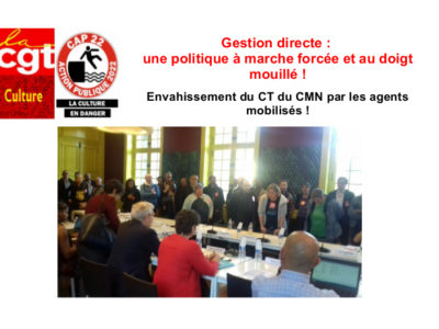 Gestion directe : une politique à marche forcée et au doigt mouillé !