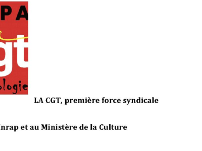 SGPA CGT-Culture communiqué élections 2018