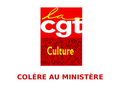 COLÈRE AU MINISTÈRE