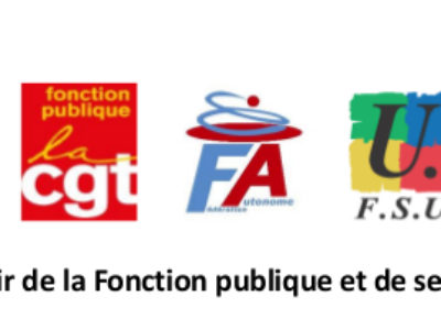 Pour l’avenir de la Fonction publique et de ses agent-es !