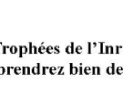 Trophées de l’Inrap, Vous reprendrez bien de la truffe ?