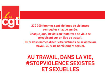 La CGT appelle à la marche #Noustoutes
