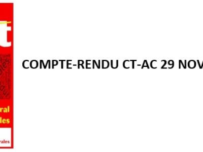 Compte-rendu du CT-AC 29 novembre 2019