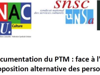 Chantier Documentation du PTM : face à l’enlisement, la proposition alternative des personnels