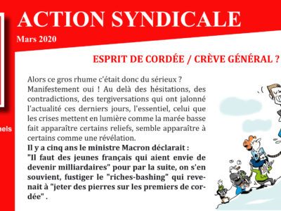 Archéo – Action Syndicale Mars 2020