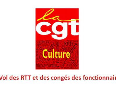 Vol des RTT et des congés des fonctionnaires