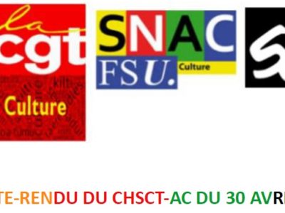 Compte-rendu du CHSCT-AC du 30 avril 2020