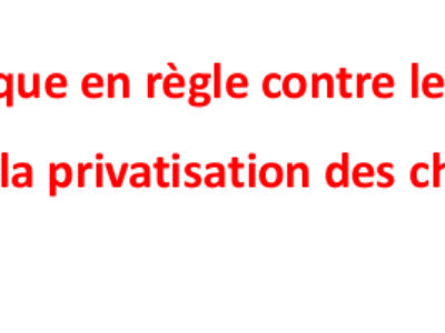 Attaque en règle contre le tourisme social. Non à la privatisation des chèques-vacances !