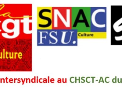 Déclaration de l’intersyndicale au CHSCT-AC du 24 juin 2020