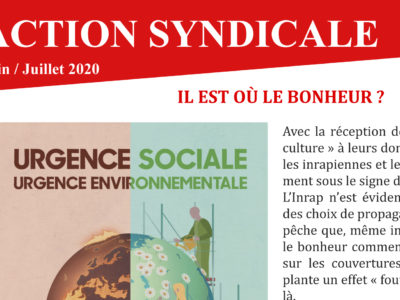 Archeo -Action syndicale juin / juillet 2020