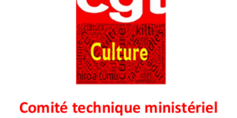 Comité technique ministériel du 12 novembre 2020 – Déclaration CGT-Culture