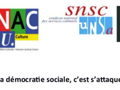 S’attaquer à la démocratie sociale, c’est s’attaquer à la culture
