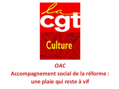 OAC / Accompagnement social de la réforme : une plaie qui reste à vif