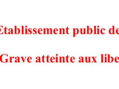 Porte Dorée – Grave atteinte aux libertés syndicales