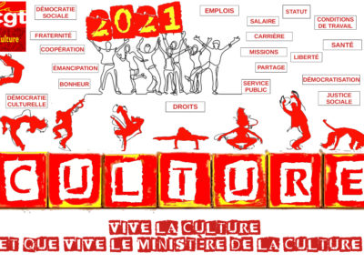 La CGT-Culture vous présente ses meilleurs vœux pour l’année 2021