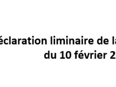 Déclaration liminaire de la CGT-Culture au Comité National d’Action Sociale du 10 février 2021