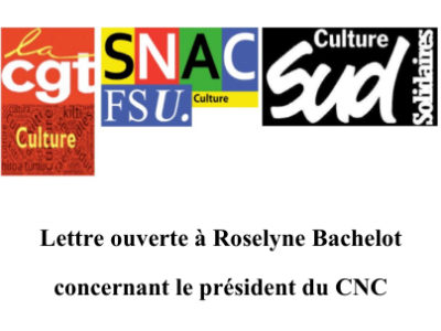 Lettre ouverte à Roselyne Bachelot concernant le président du CNC