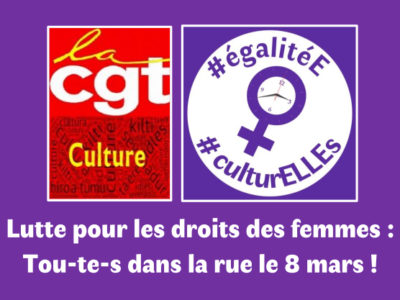 Lutte pour les droits des femmes : Tou-te-s dans la rue le 8 mars !
