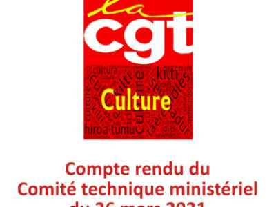 Retour sur le Comité Technique Ministériel du 26 mars 2021