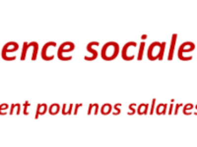 Urgence sociale : De l’argent pour nos salaires !