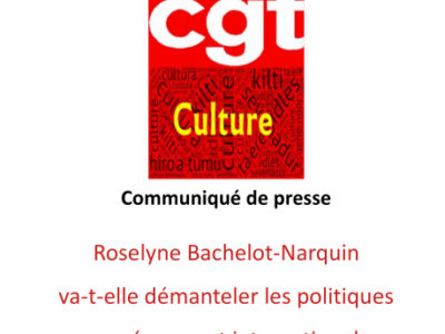 Roselyne Bachelot-Narquin va-t-elle démanteler les politiques européennes et internationales  du ministère de la Culture ?