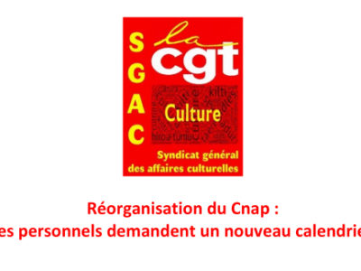 Réorganisation du Cnap : les personnels demandent un nouveau calendrier