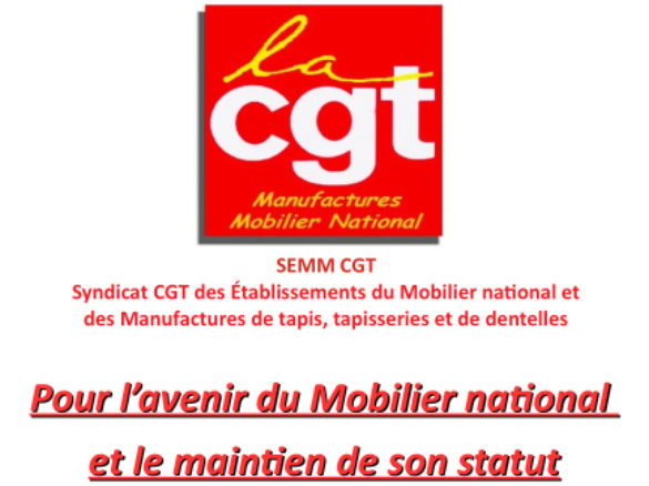 Pour l’avenir du Mobilier national et le maintien de son statut