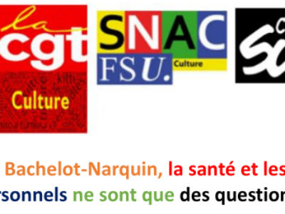 Pour Roselyne Bachelot-Narquin, la santé et les conditions de travail des personnels ne sont que des questions secondaires