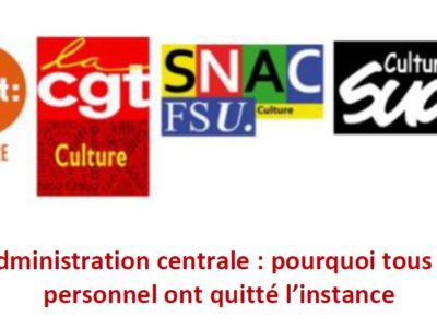 CHSCT d’administration centrale : pourquoi tous les élus du personnel ont quitté l’instance