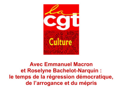 Avec Emmanuel Macron et Roselyne Bachelot-Narquin : le temps de la régression démocratique, de l’arrogance et du mépris