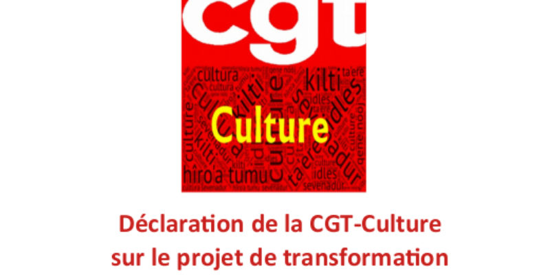 Déclaration de la CGT-Culture sur le projet de transformation en Établissement public du Mobilier national au CT-AC du 15 novembre