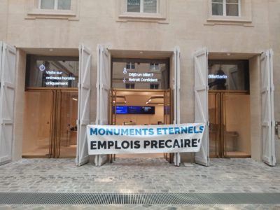 Communiqué de presse    2ème jour de fermeture de l’Hôtel de la Marine pour grève :  Entre richesse qui claque et précarité qui fâche