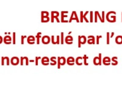 BREAKING NEWS : Le Père Noël refoulé par l’orchestre de RBN pour non-respect des « process »