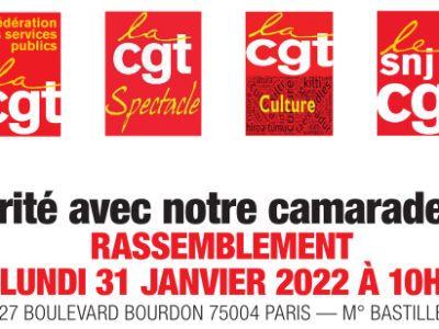 Solidarité avec notre camarade Denis