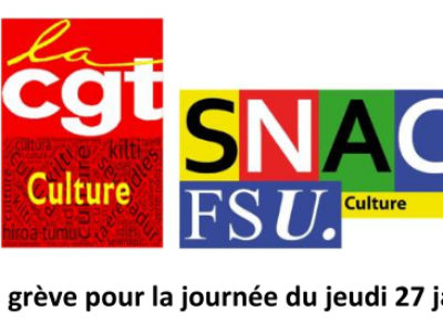 Préavis de grève pour la journée du jeudi 27 janvier 2022
